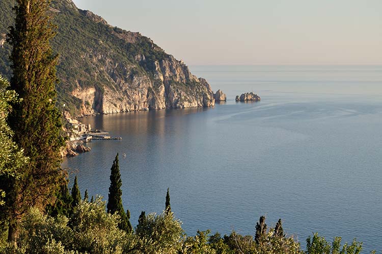Θέα από τη Νέα Σκήτη. Η θάλασσα ήταν λάδι!
