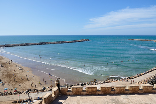 Rabat - θέα από το κάστρο Udaias