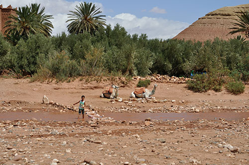 Πηγαίνοντας προς το Ait Ben Haddou